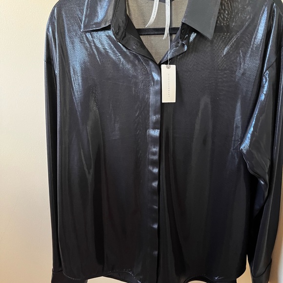 Anthropologie Black Blouse. Brand new, with tags. - Picture 3 of 4